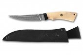 Нож “Рыбак-2'' Х12МФ кован.ст. (карельская берёза,чёрный граб,  60-62 HRC)