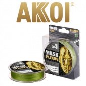 *Леска плетёная AKKOI Mask Plexus 125m (green) d 0,18mm