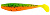 Виброхвост Helios Zander 4''/10,2см Pepper Green & Orange LT (HS-36-032)